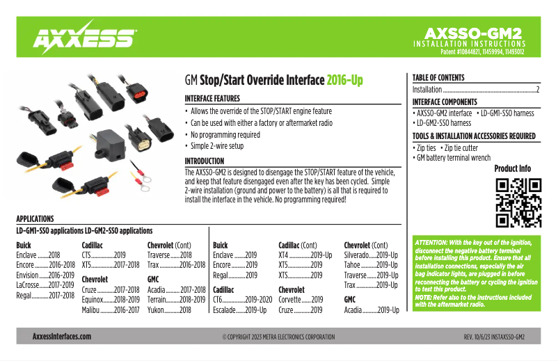 Página 1 del manual Manual de usuario AXESS AXSSO-GM2