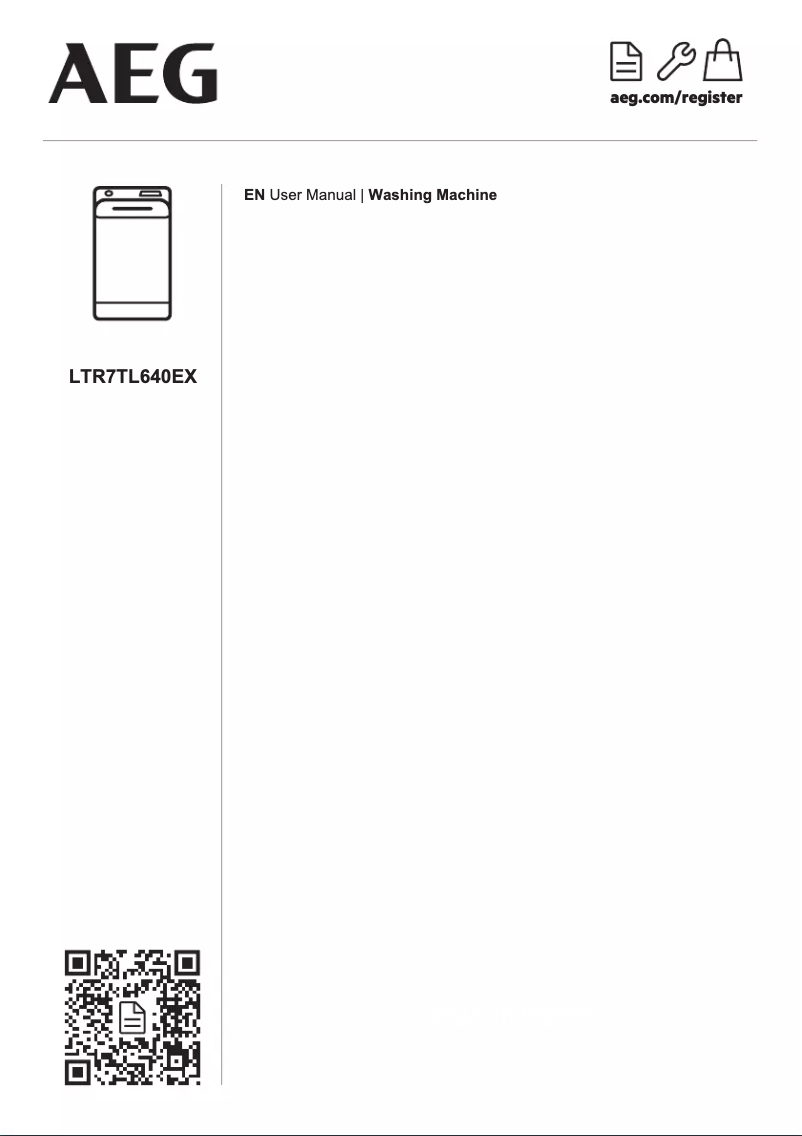 Image de la première page du manuel de l'appareil LTR7TL640EX