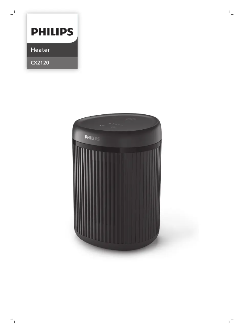 Page n°1 - Manuel utilisateur Philips CX2120
