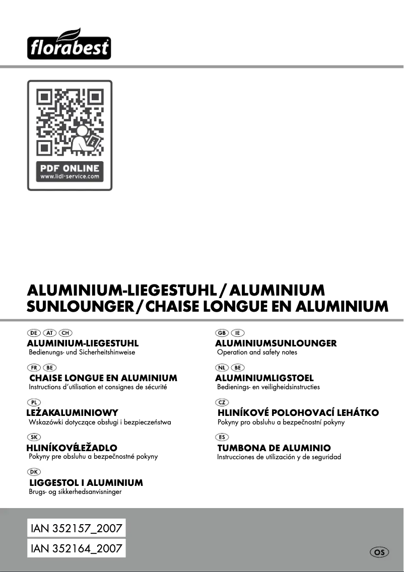 Image de la première page du manuel de l'appareil HG05807