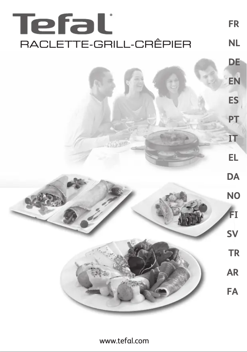 Page 1 de la notice Manuel utilisateur Tefal RE1278