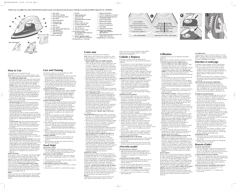 Page 1 de la notice Manuel utilisateur Black & Decker AS870