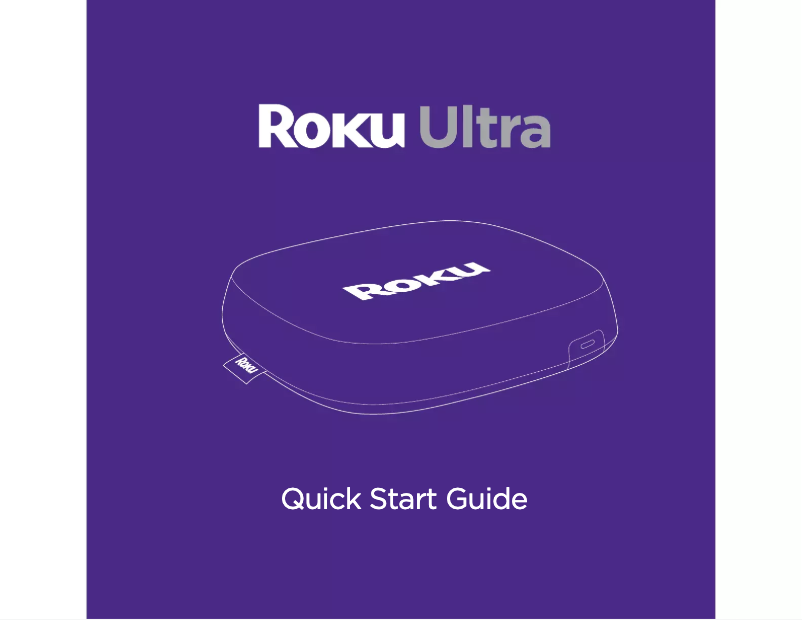 Página 1 del manual Manual de usuario Roku Ultra 4802R