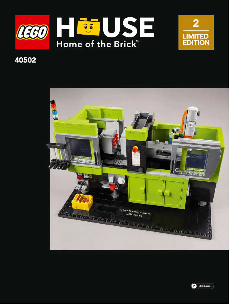 Page 1 de la notice Manuel utilisateur Lego 40502