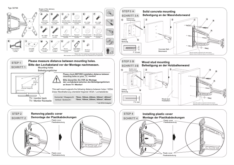 Page 1 de la notice Manuel utilisateur Ricoo S0744