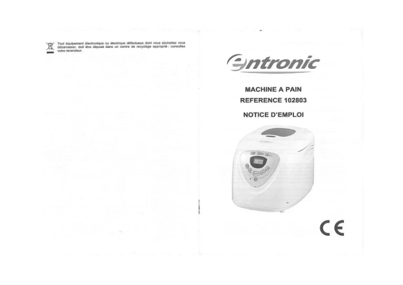 Página 1 del manual Manual de usuario Entronic 102803