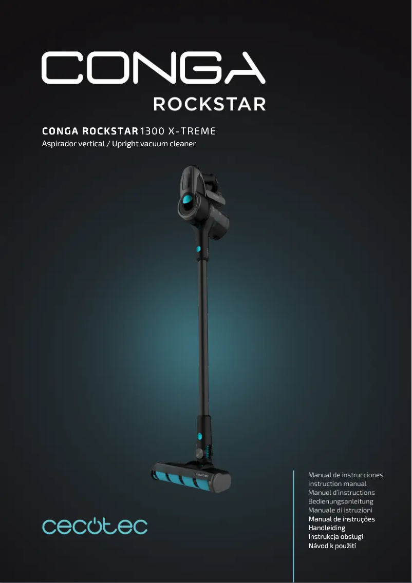 Page 1 de la notice Manuel utilisateur Cecotec Conga RockStar 1300 X-Treme