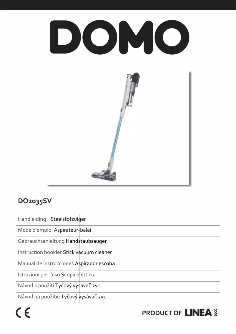 Image de la première page du manuel de l'appareil DO2035SV