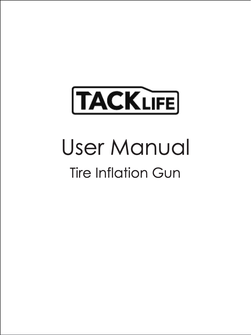 Page 1 de la notice Manuel utilisateur Tacklife TIG03