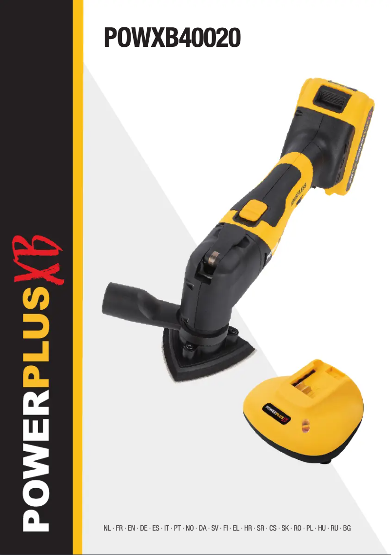 Page n°1 - Manuel utilisateur PowerPlus POWXB40020