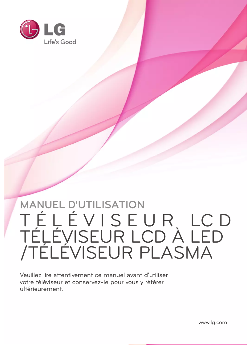 Page n°1 - Manuel utilisateur LG 47LV3500