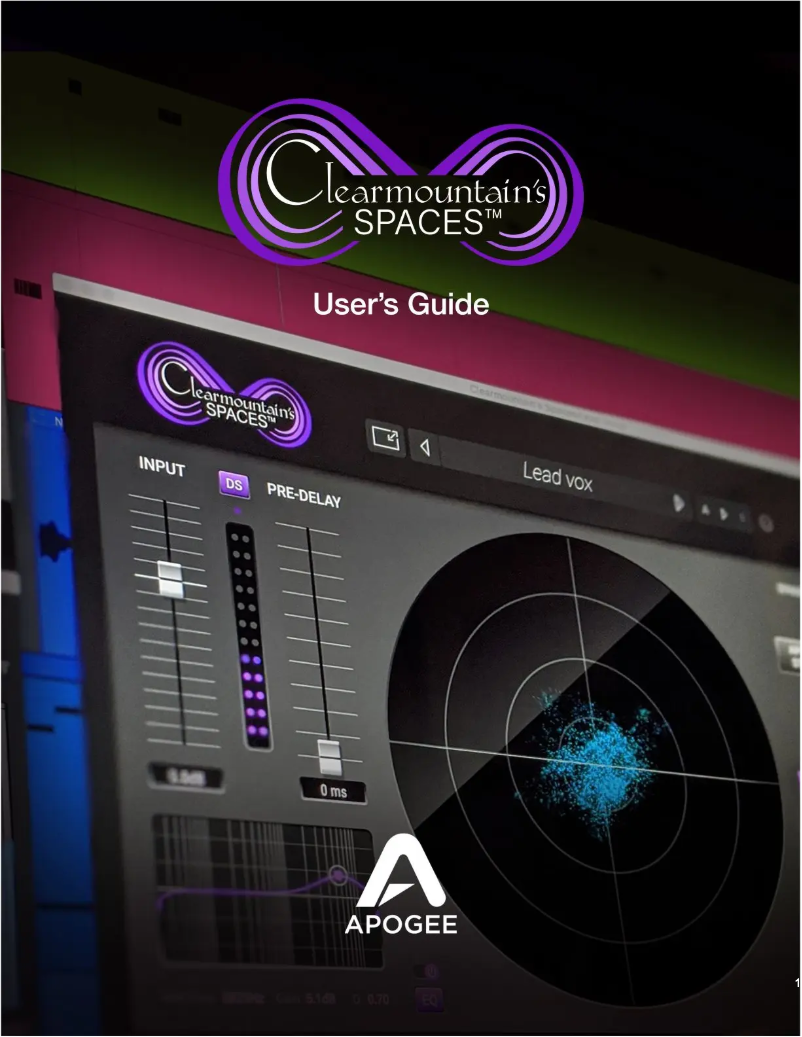 Page n°1 - Manuel utilisateur Apogee Clearmountain’s Spaces