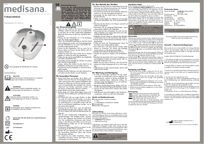 Image de la première page du manuel de l'appareil FS 881