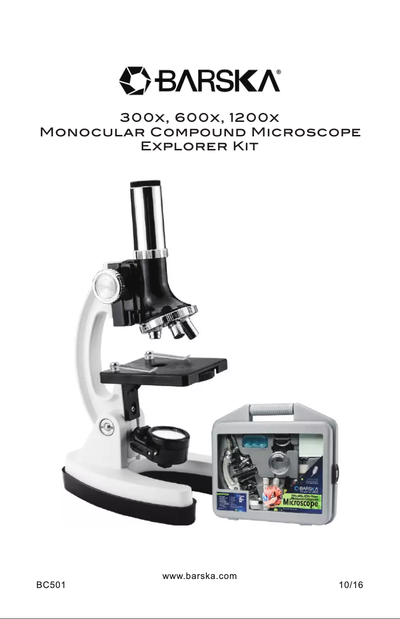 Page 1 de la notice Manuel utilisateur Barska AY12938