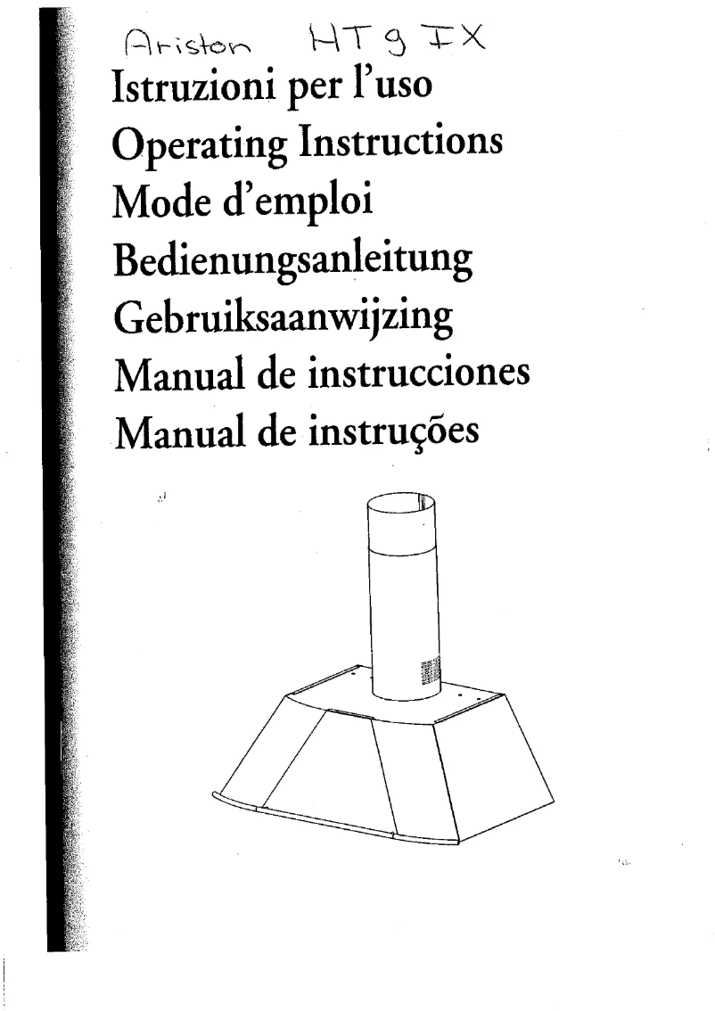 Image de la première page du manuel de l'appareil HT 9 IX