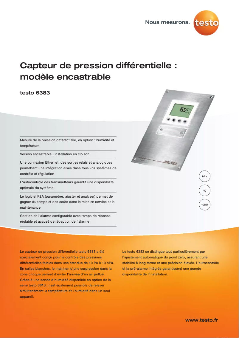 Image de la première page du manuel de l'appareil 6383