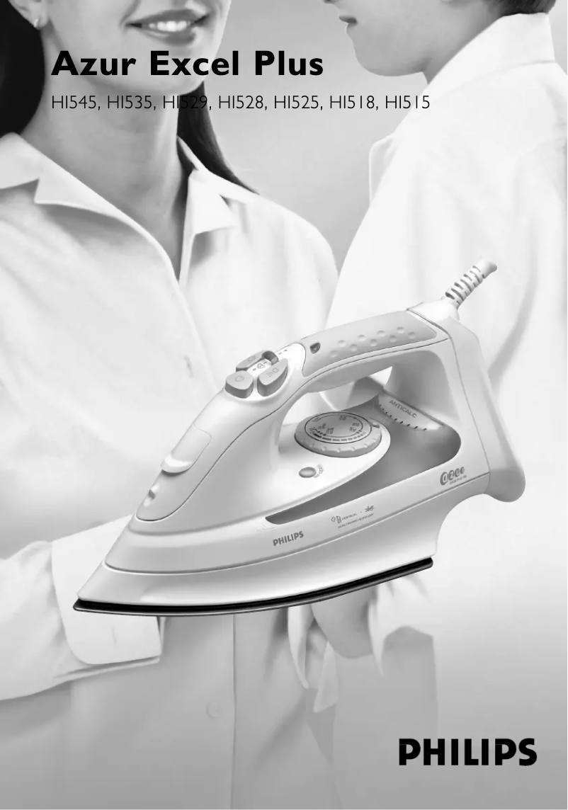 Image de la première page du manuel de l'appareil Azur Excel Plus HI529