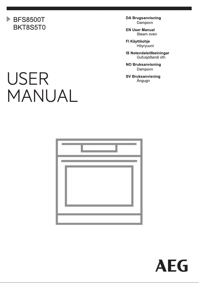 Imagen de la primera página del manual del dispositivo BFS8500T