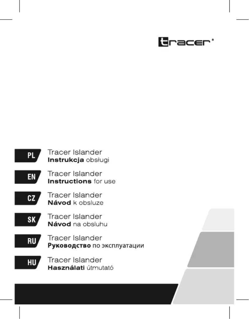Page 1 de la notice Manuel utilisateur Tracer Islander RF