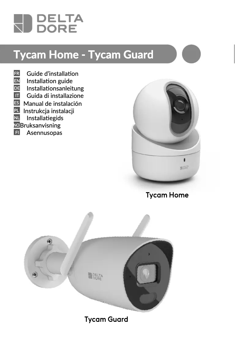 Page 1 de la notice Manuel utilisateur Delta Dore Tycam Guard