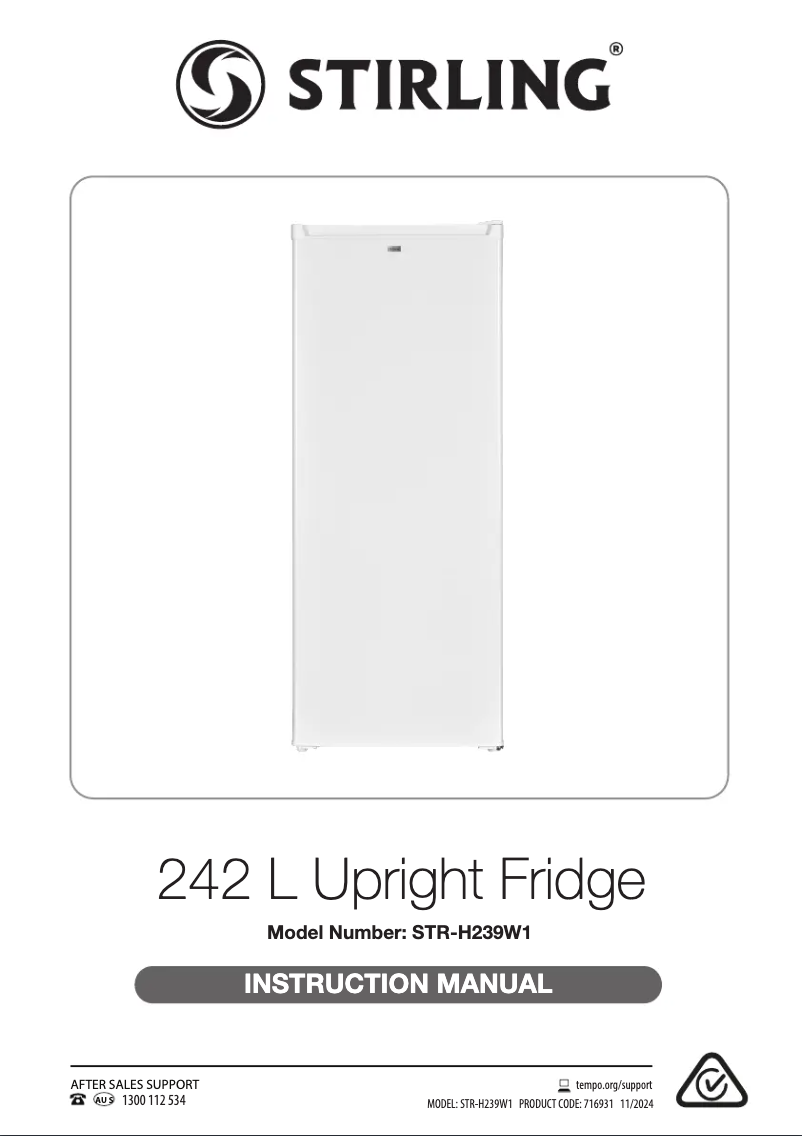 Image de la première page du manuel de l'appareil STR-H239W1