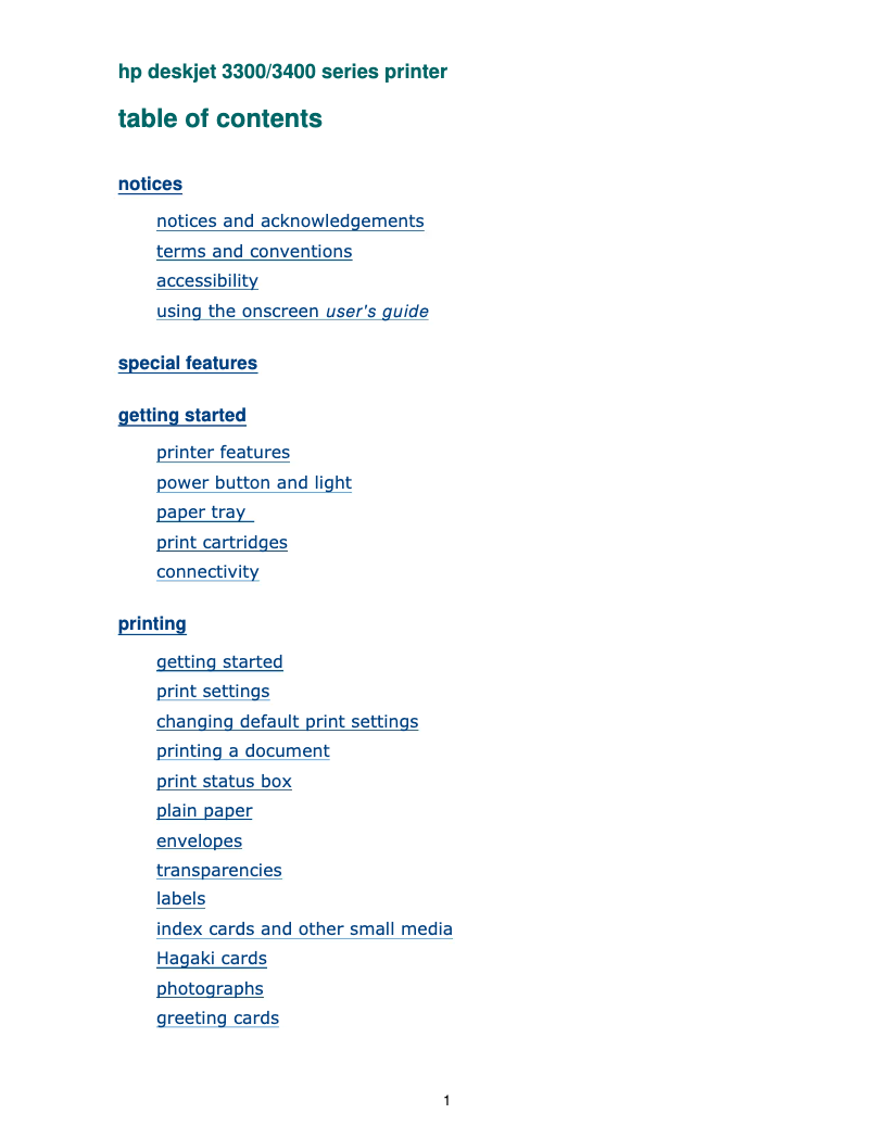 Página 1 del manual Manual de usuario HP Deskjet 3320