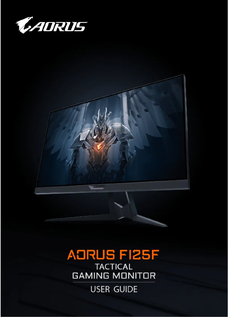 Page n°1 - Manuel utilisateur Gigabyte AORUS FI25F