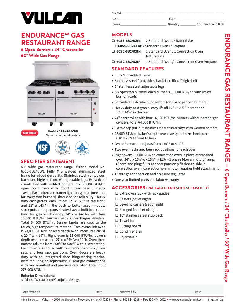 Image de la première page du manuel de l'appareil 60SS-6B24CB