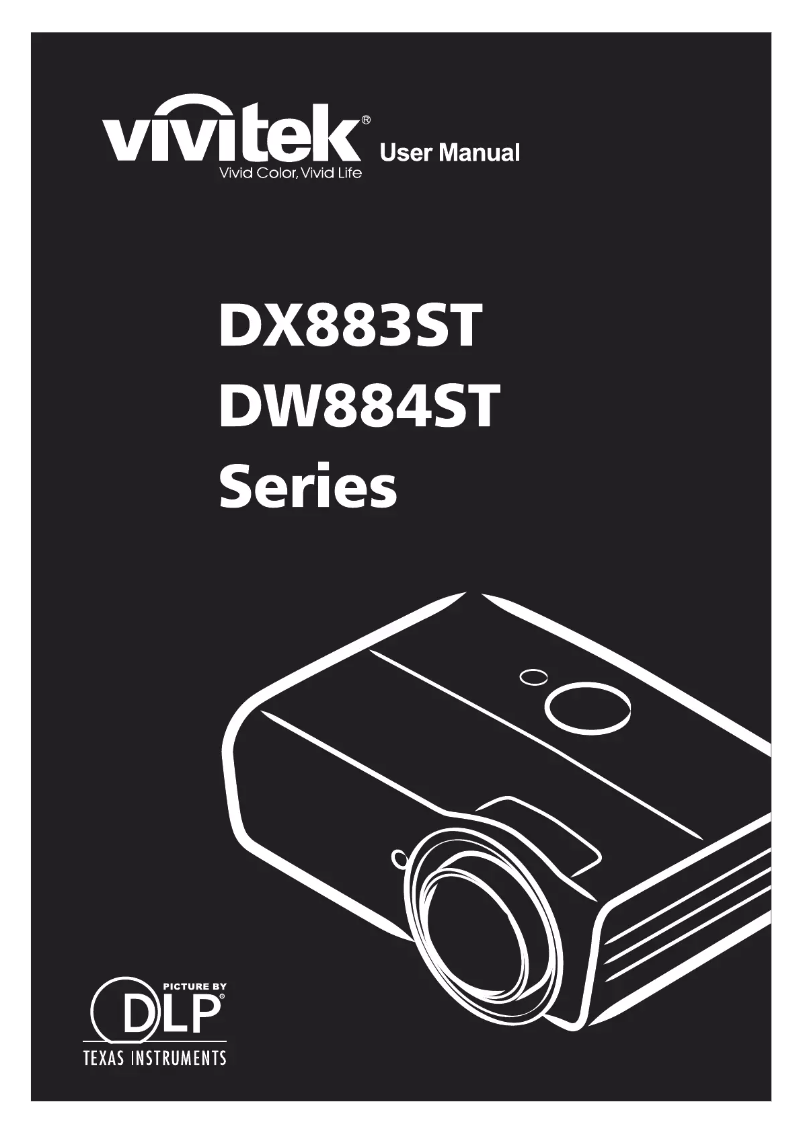 Image de la première page du manuel de l'appareil DW884ST