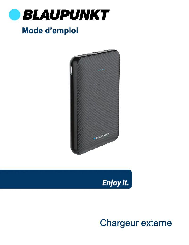 Imagen de la primera página del manual del dispositivo BLP7450