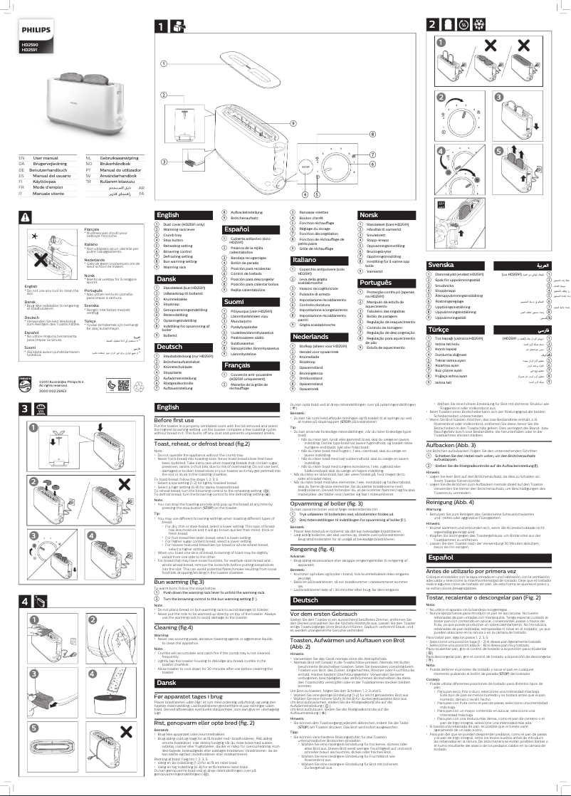 Page n°1 - Manuel utilisateur Philips Daily Collection HD2591