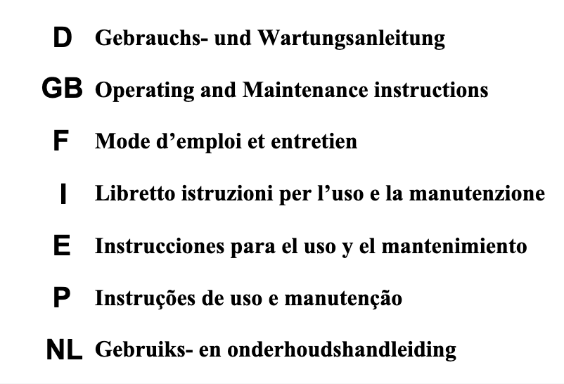 Image de la première page du manuel de l'appareil CHF 130