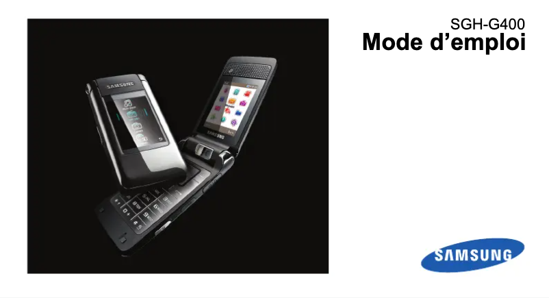 Page n°1 - Manuel utilisateur Samsung SGH-G400