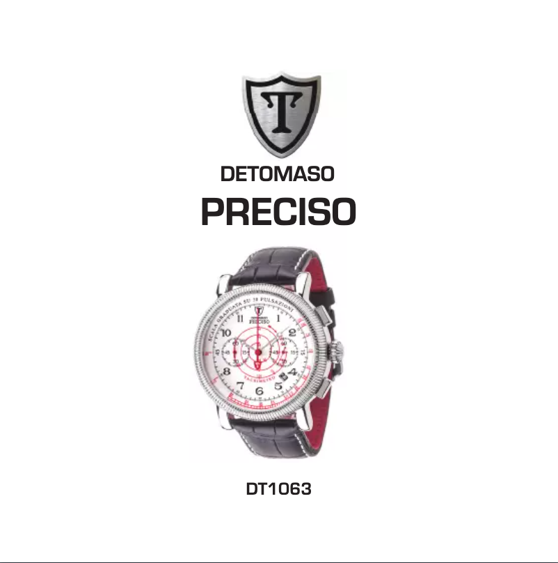 Image de la première page du manuel de l'appareil Preciso