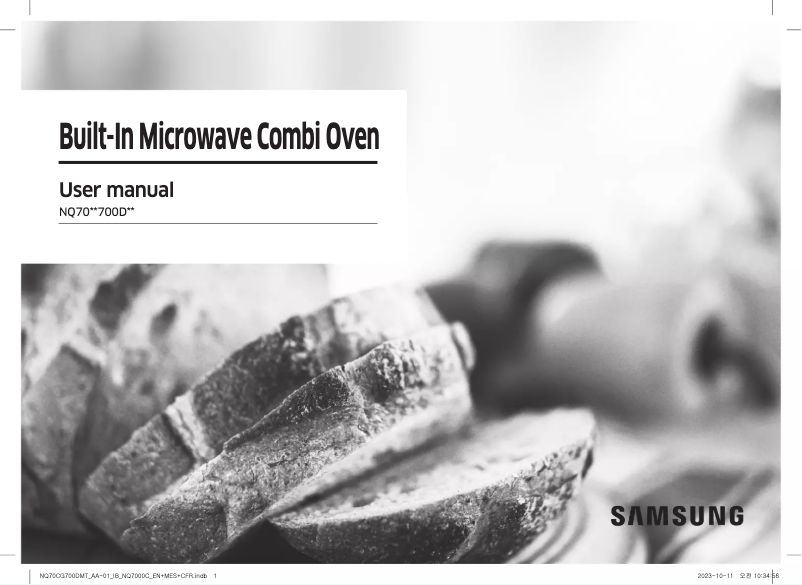 Page 1 de la notice Manuel utilisateur Samsung NQ70CG700DSR