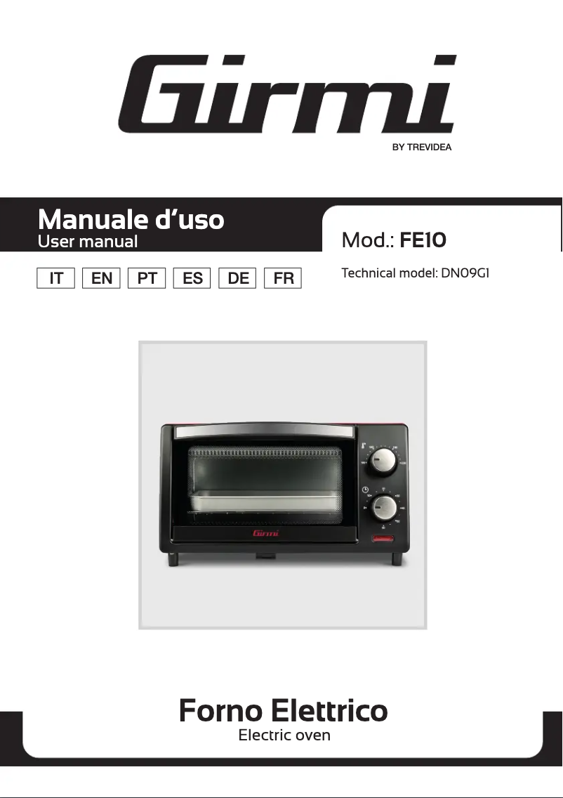 Image de la première page du manuel de l'appareil FE10