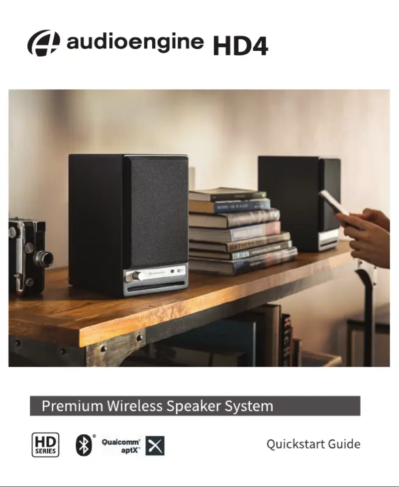 First page image of the manual for HD4