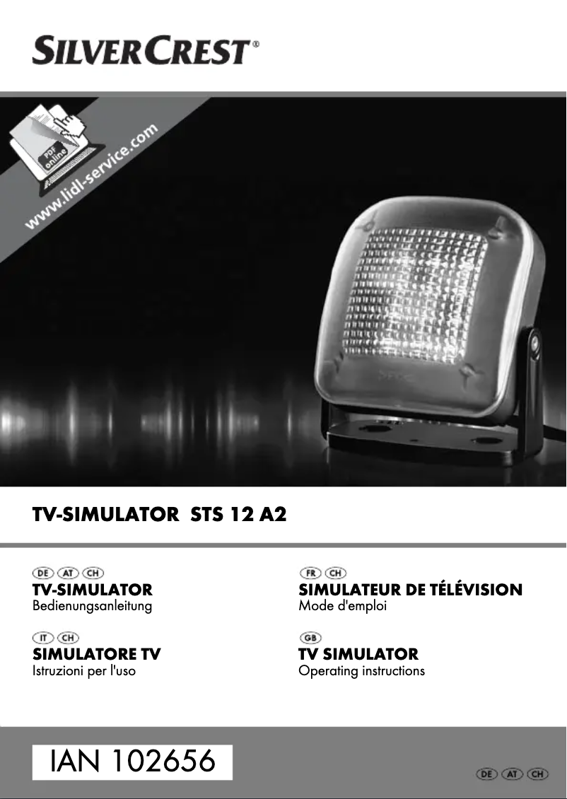Page n°1 - Manuel utilisateur SilverCrest STS 12 B2