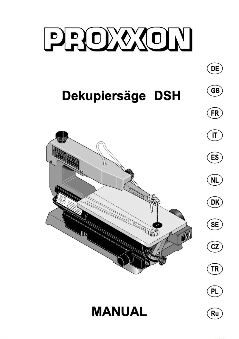Image de la première page du manuel de l'appareil DSH
