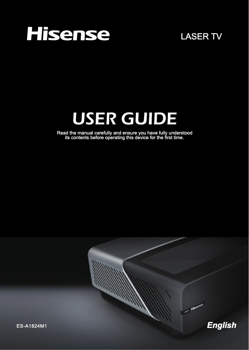 Page 1 de la notice Manuel utilisateur Hisense 80LSA