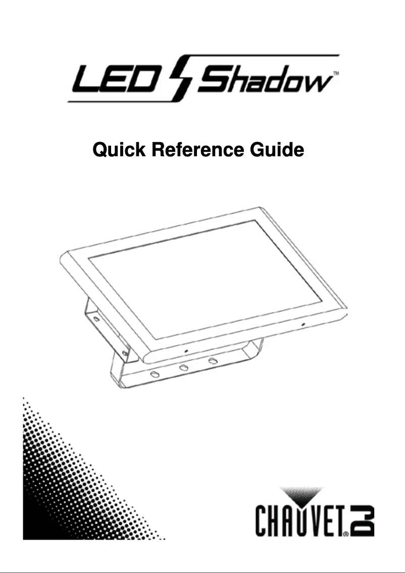 Page n°1 - Manuel utilisateur Chauvet LED Shadow