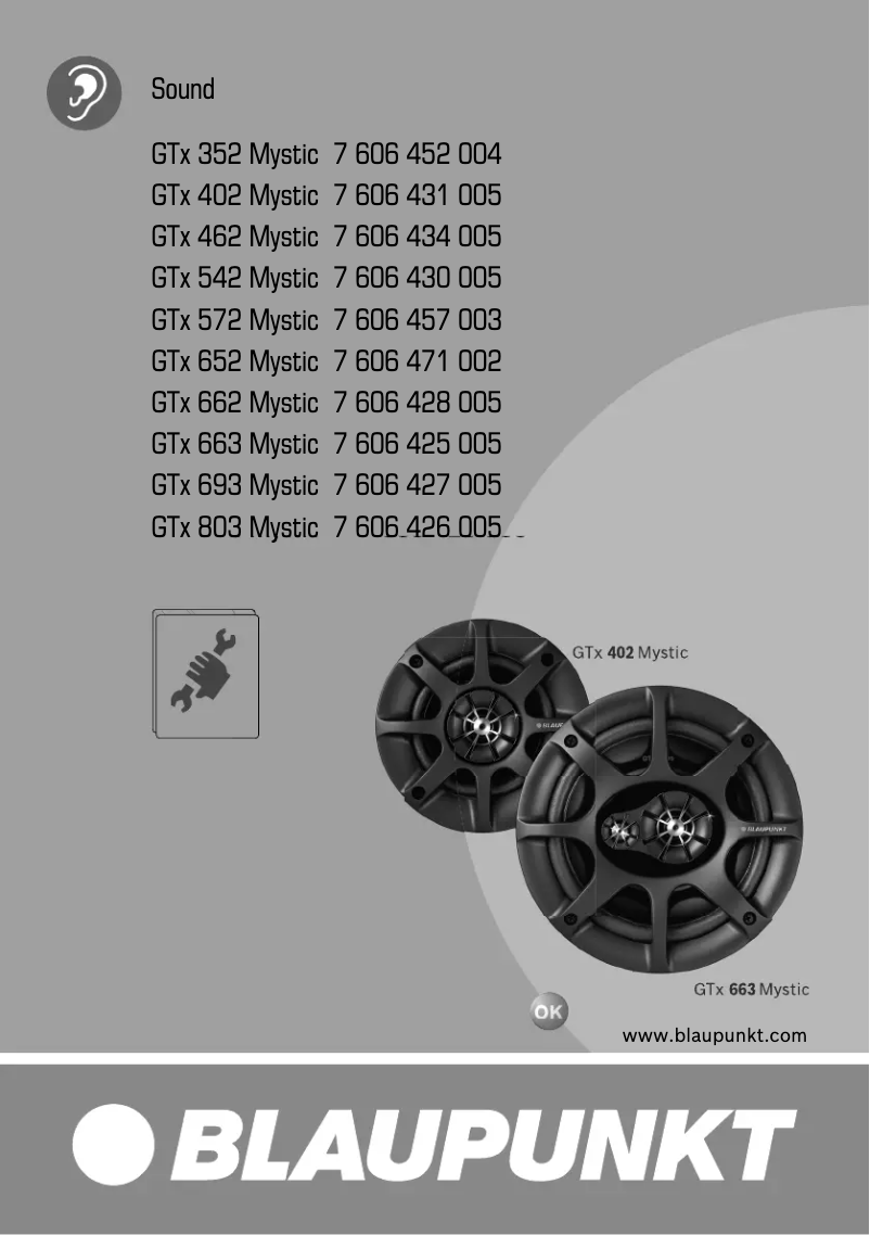 Página 1 del manual Manual de usuario Blaupunkt GTx 693