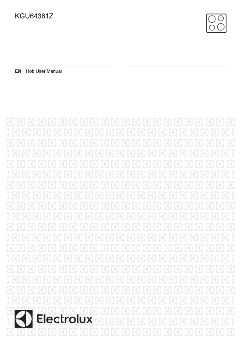 Page n°1 - Manuel utilisateur Electrolux KGU64361Z