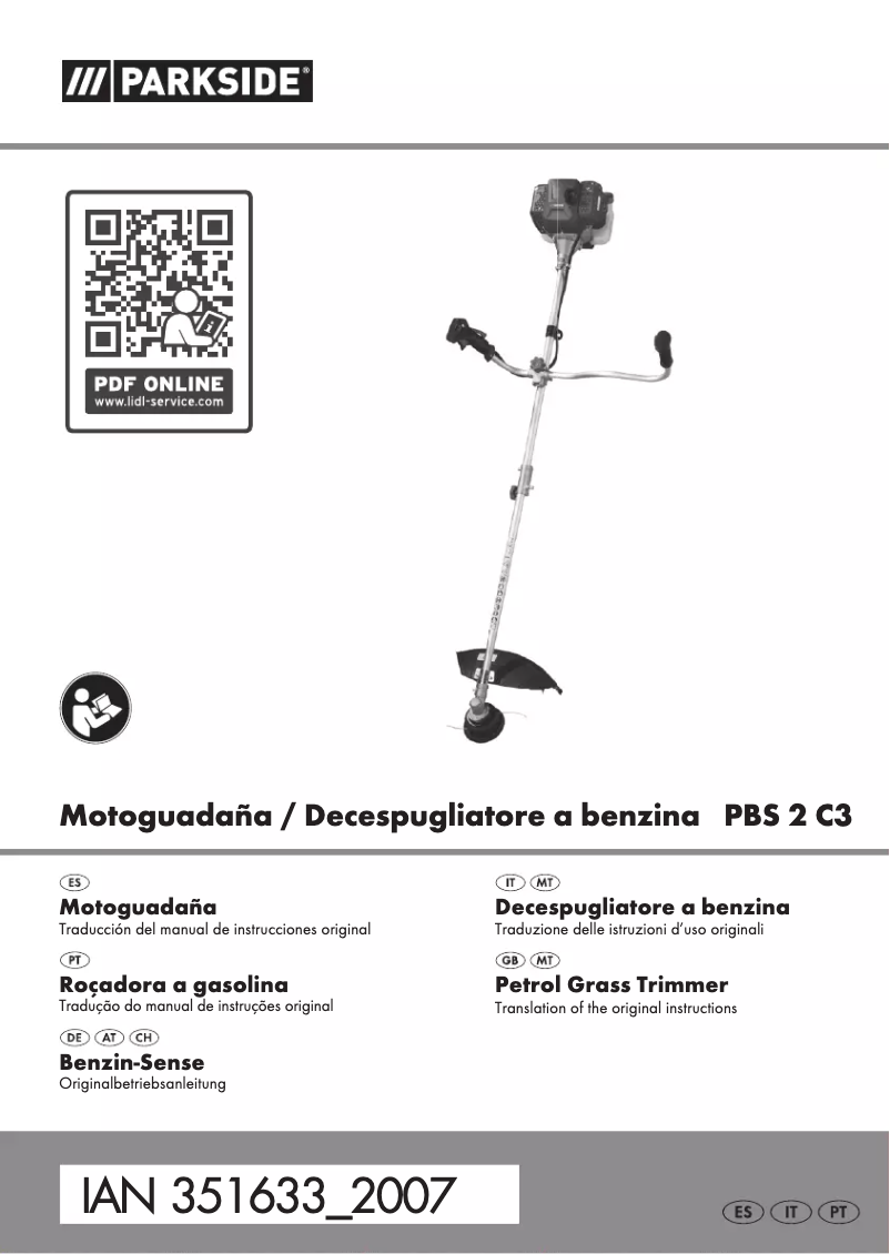 Page n°1 - Manuel utilisateur Parkside PBS 2 C3