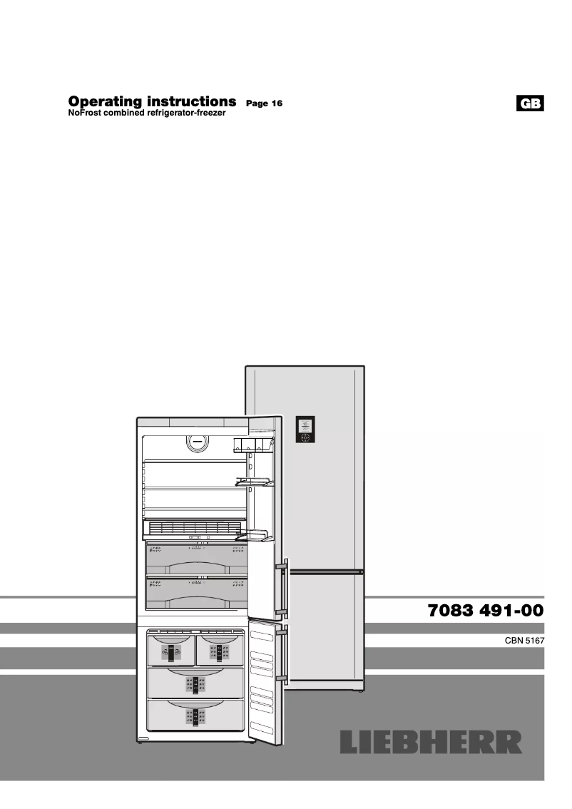 Image de la première page du manuel de l'appareil CBNPes 5167 PremiumPlus
