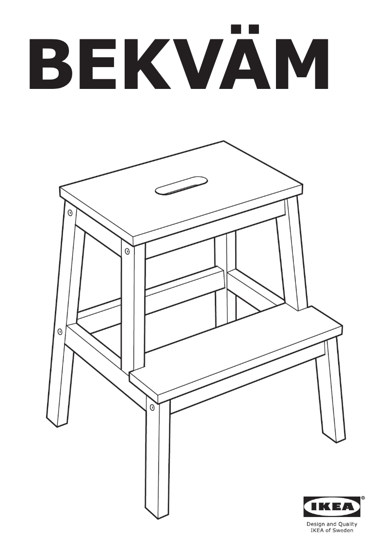 Image de la première page du manuel de l'appareil BEKVÄM 102.255.89