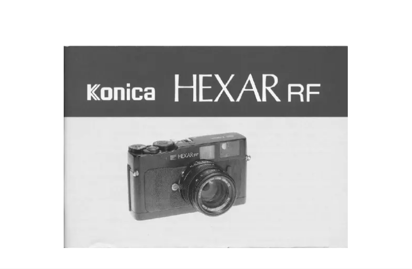 Imagen de la primera página del manual del dispositivo Hexar RF