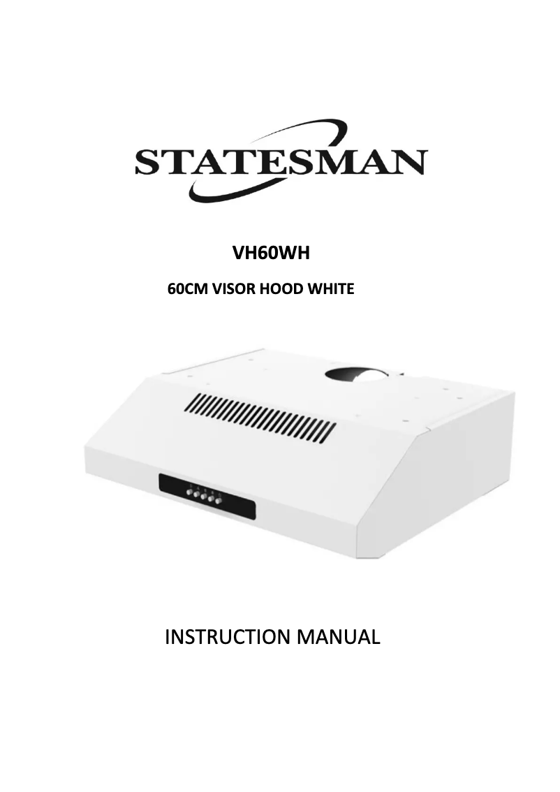 Página 1 del manual Manual de usuario Statesman VH60WH