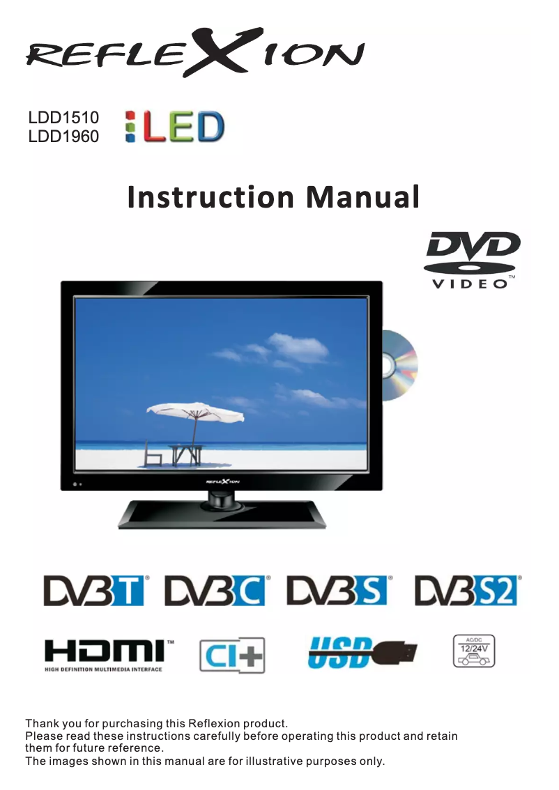 Página 1 del manual Manual de usuario Reflexion LDD1510B