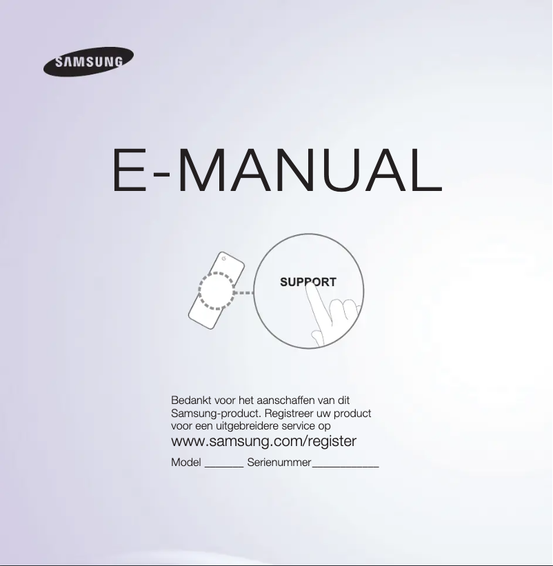 Image de la première page du manuel de l'appareil UE32ES6140